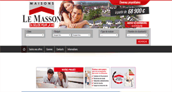 Desktop Screenshot of maisonslemasson-manche.com